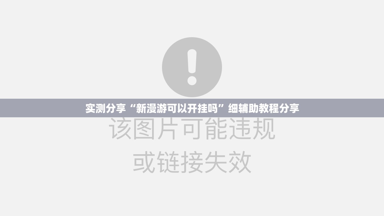 实测分享“新漫游可以开挂吗”细辅助教程分享