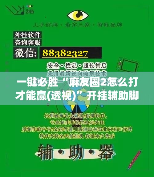 一键必胜“麻友圈2怎么打才能赢(透视)”开挂辅助脚本+详细开挂安装教程
