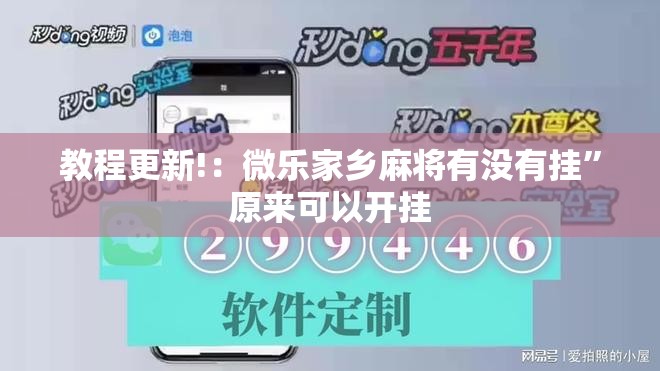 教程更新!：微乐家乡麻将有没有挂”原来可以开挂