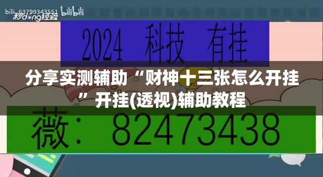 分享实测辅助“财神十三张怎么开挂”开挂(透视)辅助教程
