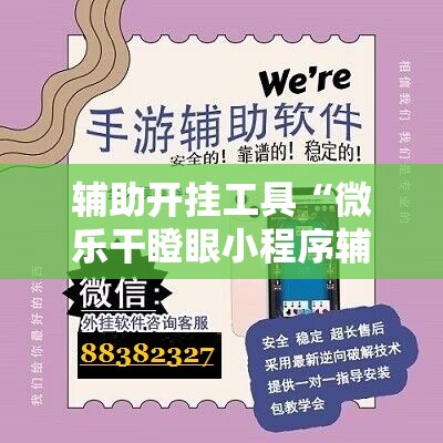辅助开挂工具“微乐干瞪眼小程序辅助器”科技辅助神器手机版