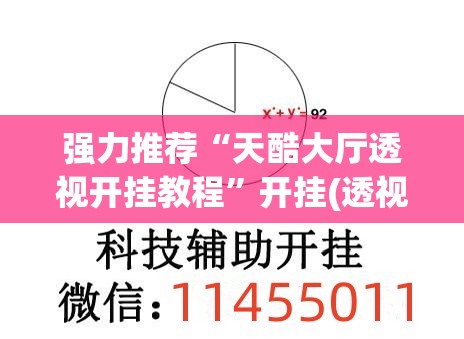 强力推荐“天酷大厅透视开挂教程	”开挂(透视)辅助神器