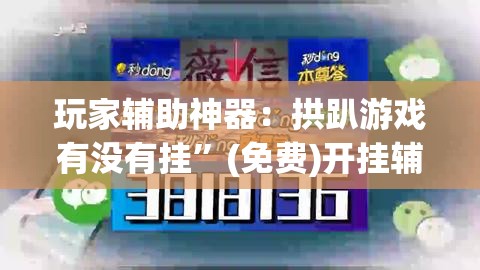 玩家辅助神器：拱趴游戏有没有挂	”(免费)开挂辅助教学(最新辅助开挂教程)