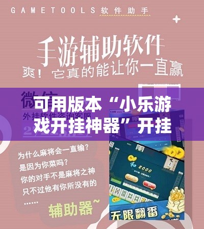 可用版本“小乐游戏开挂神器	”开挂辅助脚本+详细开挂安装教程