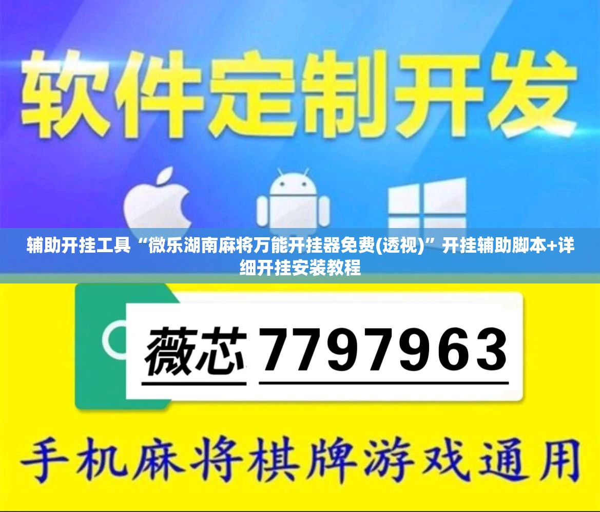 辅助开挂工具“微乐湖南麻将万能开挂器免费(透视)	”开挂辅助脚本+详细开挂安装教程