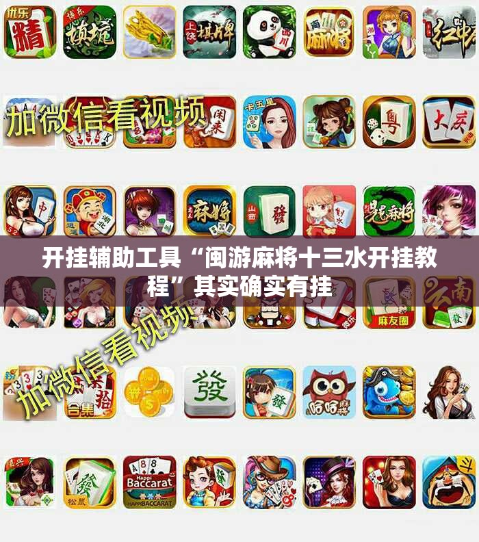 开挂辅助工具“闽游麻将十三水开挂教程”其实确实有挂