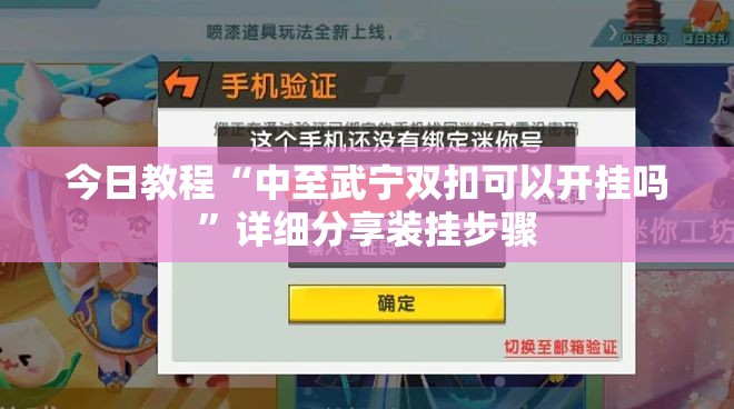 今日教程“中至武宁双扣可以开挂吗”详细分享装挂步骤