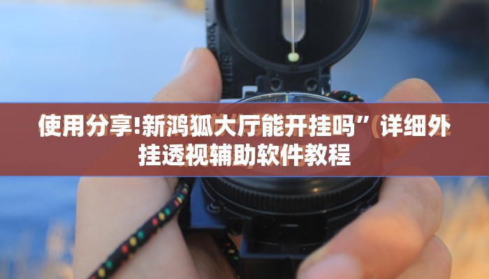 使用分享!新鸿狐大厅能开挂吗	”详细外挂透视辅助软件教程