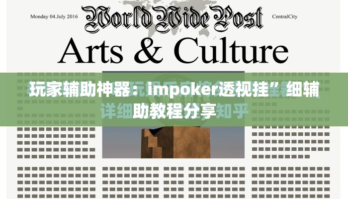 玩家辅助神器：impoker透视挂”细辅助教程分享