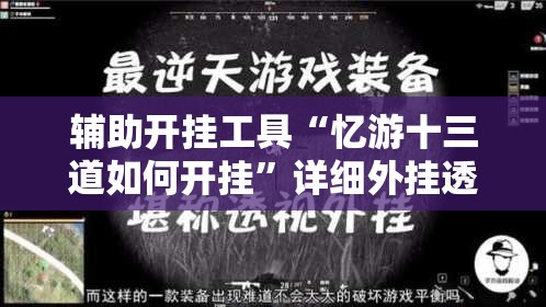 辅助开挂工具“忆游十三道如何开挂	”详细外挂透视辅助软件教程