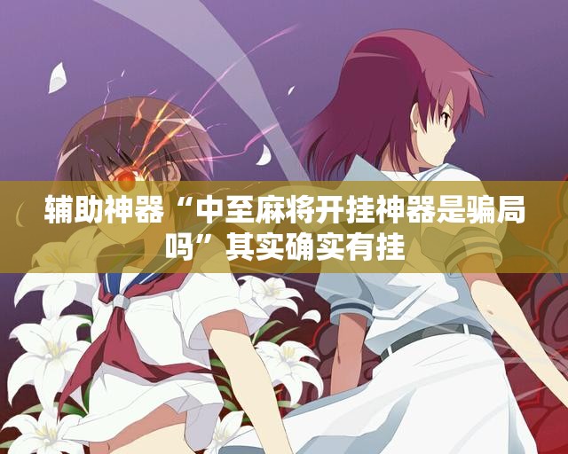 辅助神器“中至麻将开挂神器是骗局吗”其实确实有挂