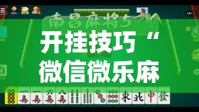 开挂技巧“微信微乐麻将有没有挂”2026开挂教程步骤