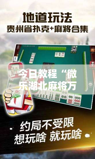 今日教程“微乐湖北麻将万能开挂器	”2026开挂教程步骤