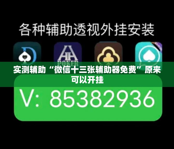 实测辅助“微信十三张辅助器免费	”原来可以开挂