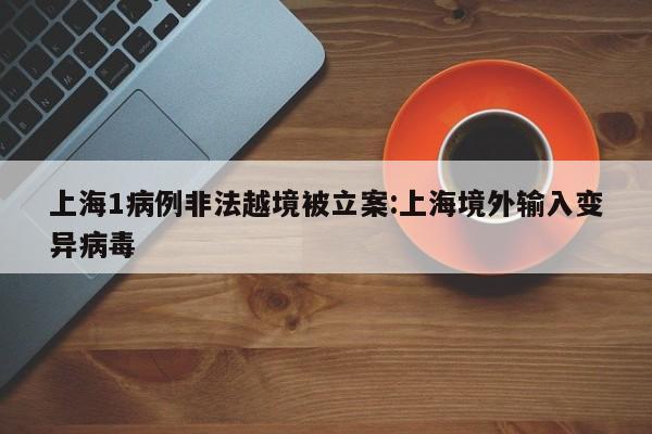 上海1病例非法越境被立案:上海境外输入变异病毒