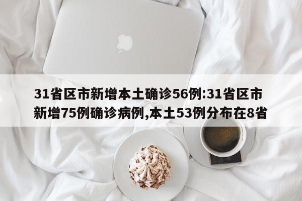 31省区市新增本土确诊56例:31省区市新增75例确诊病例,本土53例分布在8省