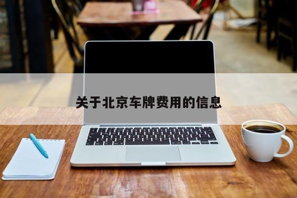 关于北京车牌费用的信息